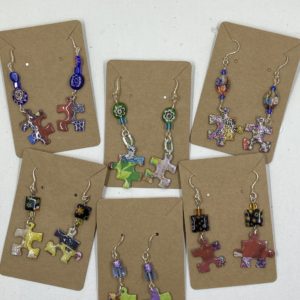 Puzzle Piece Earrings